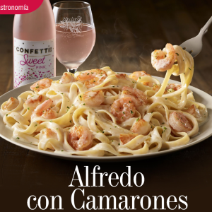 GASTRONOMÍA | ALFREDO CON CAMARONES