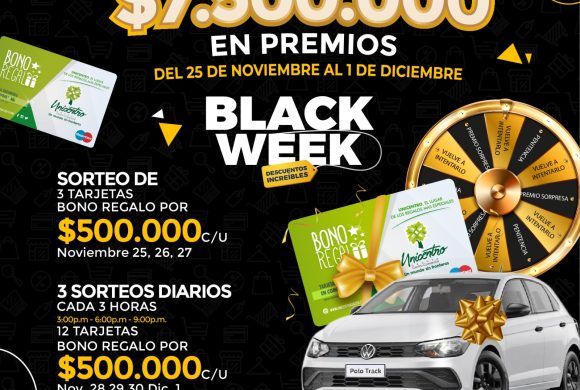 SORTEO BONO REGALO BLACK WEEK