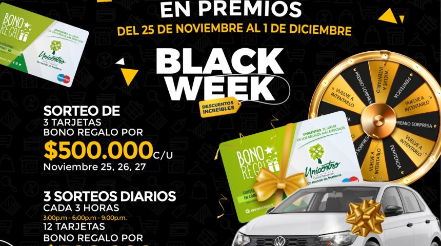 SORTEO BONO REGALO BLACK WEEK