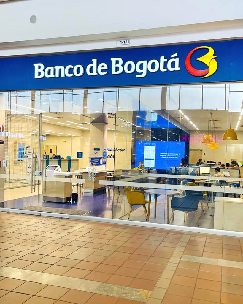 Fachada de Banco de Bogotá