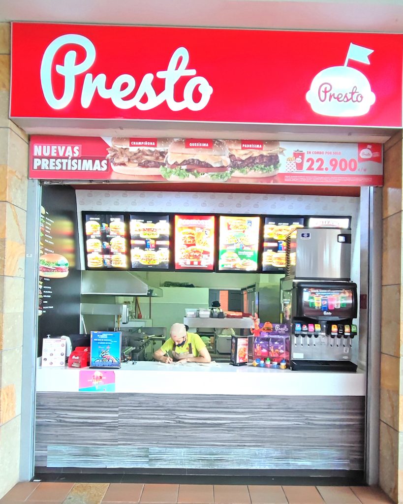 Fachada de Presto