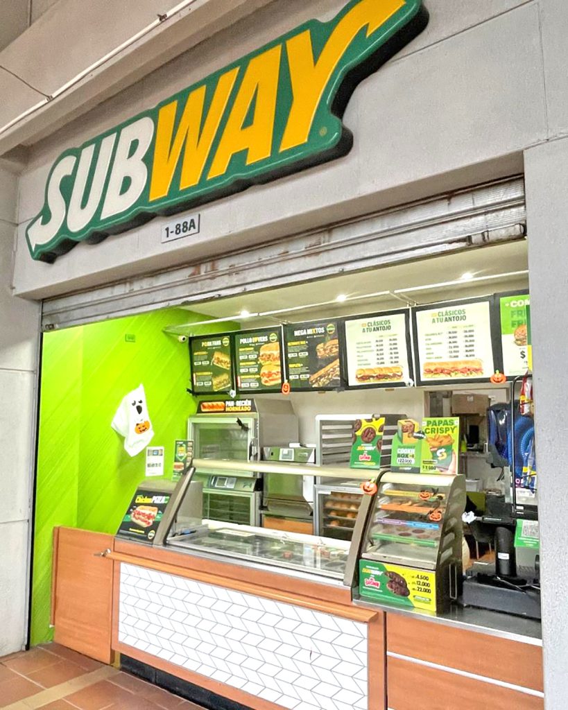 Fachada de Subway