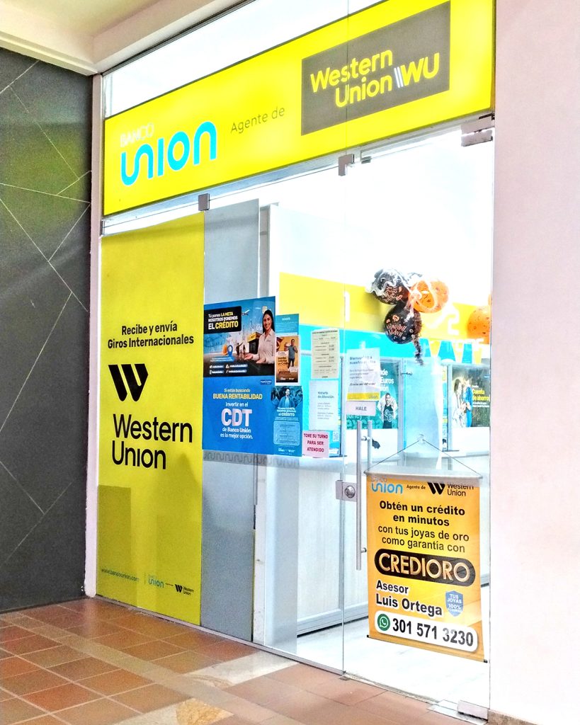 Fachada de Banco Unión